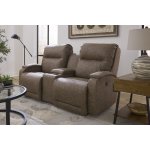 Maverly Power Rocking Recliner Console Loveseat - Image 6