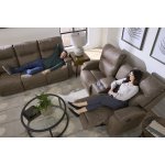 Maverly Power Rocking Recliner Console Loveseat - Image 10