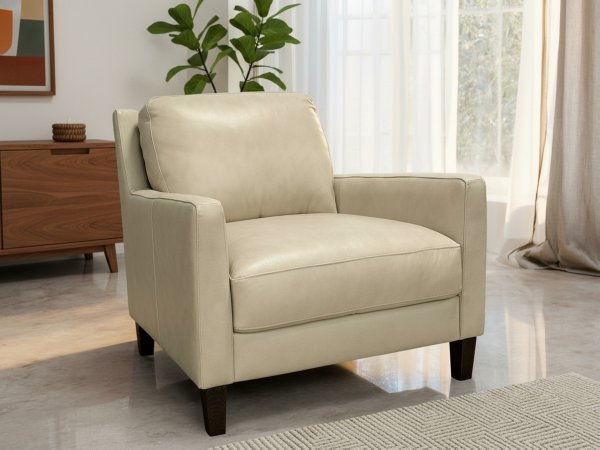 Caruso Bone Leather Chair - Image 2