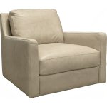 Caruso Bone Leather Swivel Chair