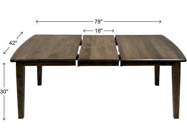 Shaker Maple 42x60 Dining Table - Image 8