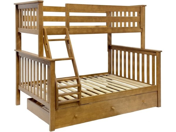 Twin Trundle with Slats Pecan - Image 3