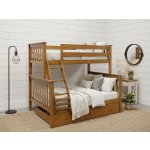 Twin over Full Bedroom Collection Pecan