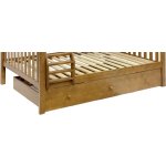 Twin Trundle with Slats Pecan