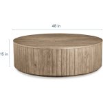 Andora Round Plinth Cocktail Table - Image 5