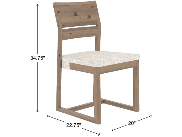 Loft Upholstered Seat Side Chair - Image 3