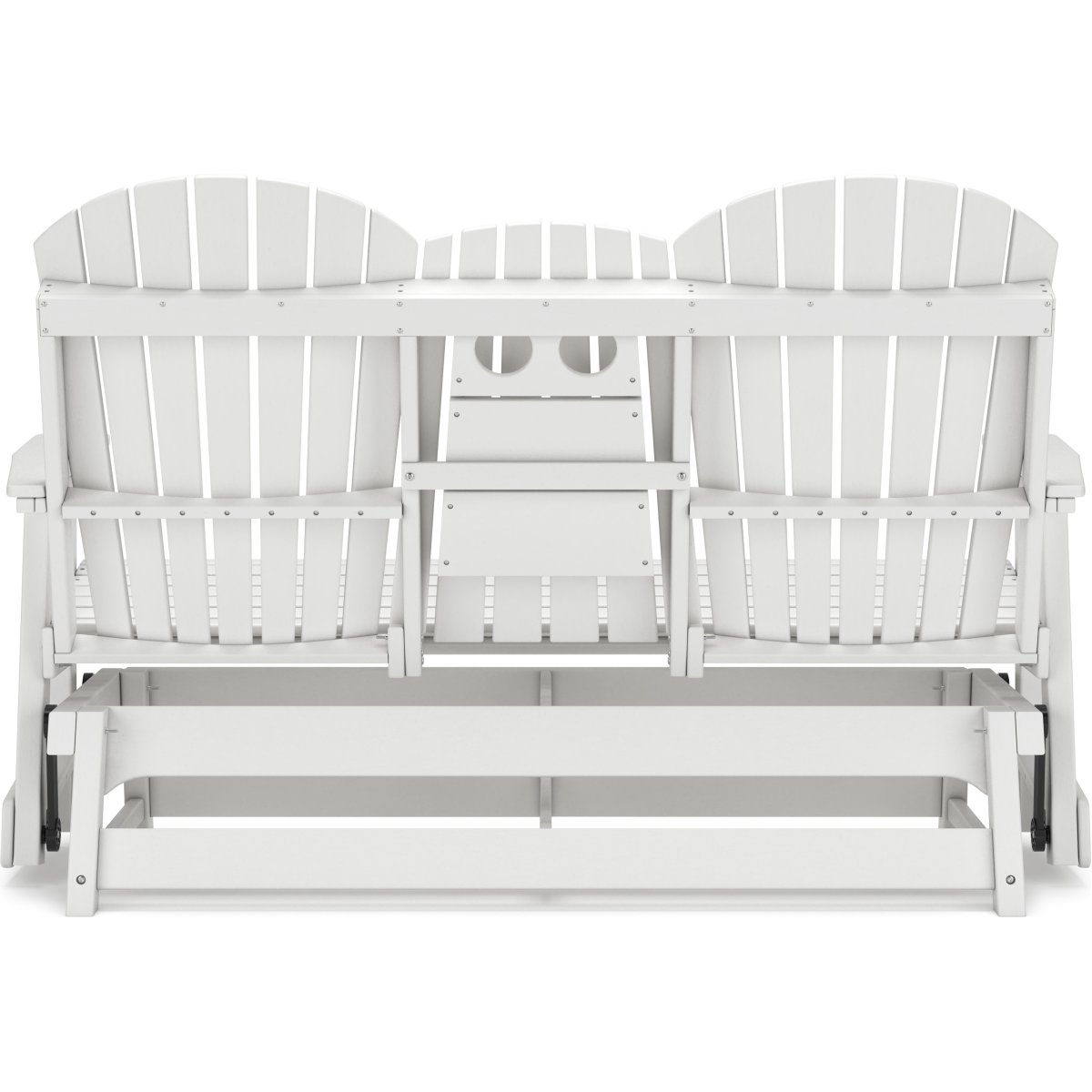 Outdoor Adirondack Glider Loveseat White – Talsma Furniture - West