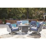 Outdoor Swivel Rocker Grey - Image 5