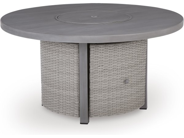 Outdoor Fire Pit Table Grey - Image 5