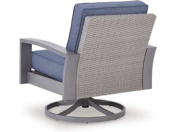 Outdoor Swivel Rocker Grey - Image 3