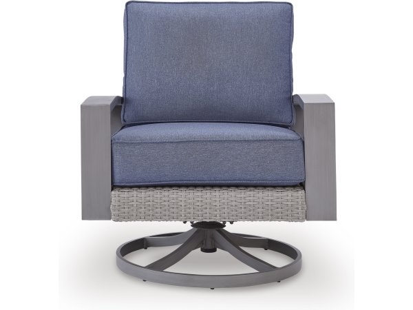 Outdoor Swivel Rocker Grey - Image 4