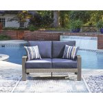 Outdoor Loveseat Grey - Image 2