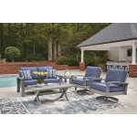 Outdoor Loveseat Grey - Image 5