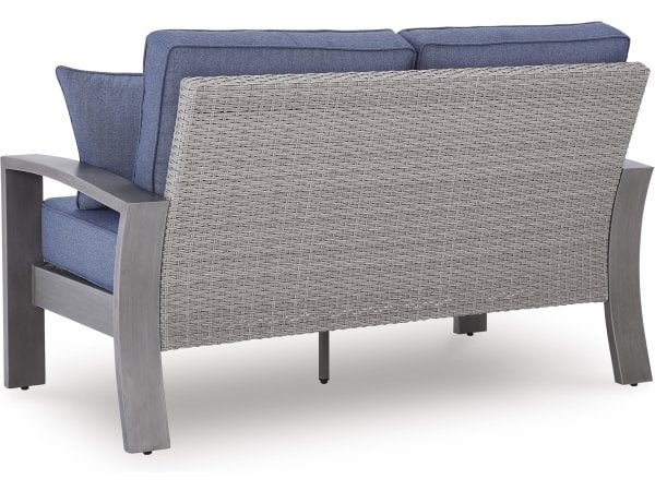 Outdoor Loveseat Grey - Image 4