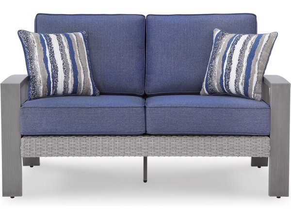 Outdoor Loveseat Grey - Image 3