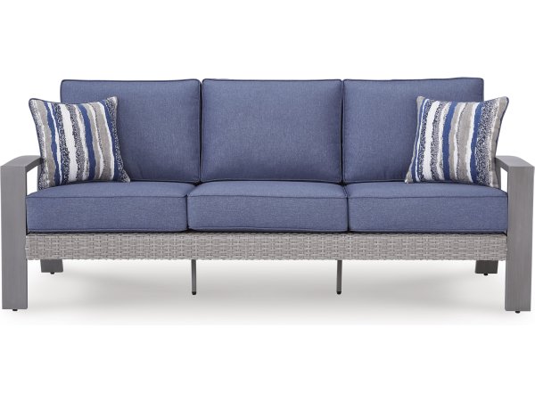 Outdoor Sofa Grey - Image 3