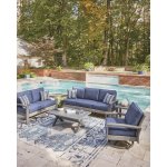 Outdoor Loveseat Grey - Image 8