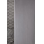 Outdoor Fire Pit with 4 Swivel Rockers Grey - Image 15