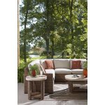 Outdoor 3pc Sectional Beige Brown - Image 4