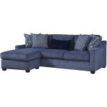Bowie Sofa Chaise with Pillows