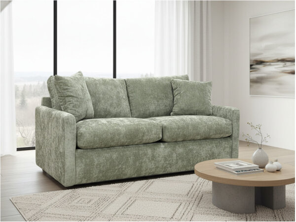 Clove Queen Memory Foam Sleeper with Pillows - Image 2