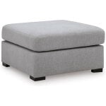 Nickel Oversized Ottoman