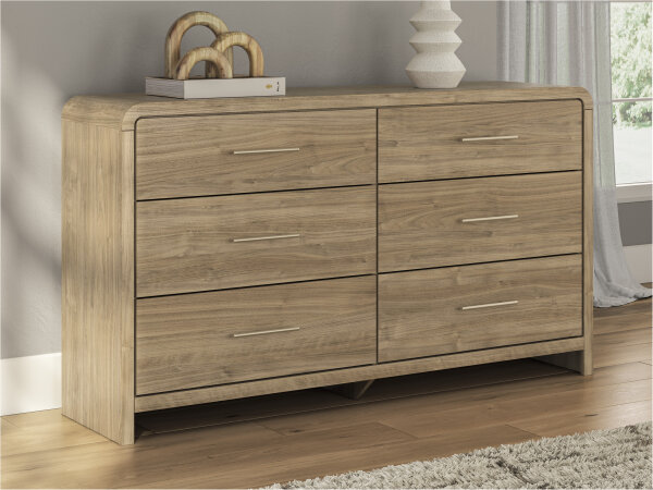 Modern Six Drawer Dresser - Image 2