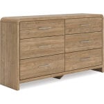 Modern Six Drawer Dresser