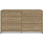Modern Six Drawer Dresser - Image 10