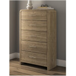 Modern Five Drawer Chest - Image 2