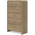 Modern Five Drawer Chest
