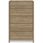 Modern Five Drawer Chest - Image 8