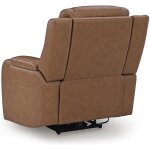 Triple Power Reclining Chair Thunder Seating Caramel - Image 5