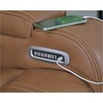 Triple Power Reclining Chair Thunder Seating Caramel - Image 11