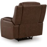 Triple Power Reclining Chair Thunder Seating Brown - Image 4