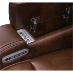 Triple Power Reclining Chair Thunder Seating Brown - Image 10