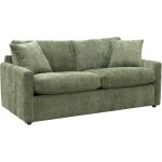Olive Queen Memory Foam Sleeper with Pillows