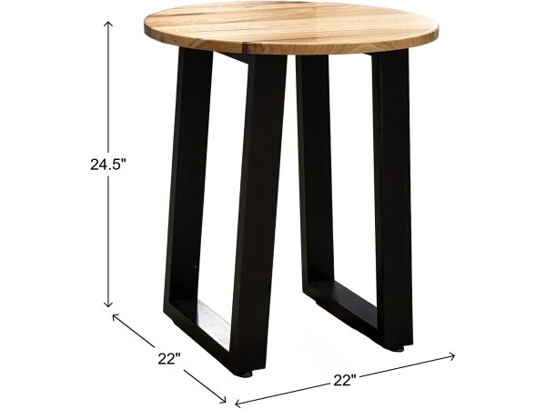 Nebo Hickory Round End Table - Image 5