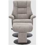 Peace Gliding Recliner and Ottoman Pebble - Image 2