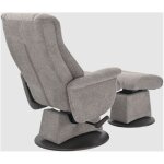 Peace Gliding Recliner and Ottoman Pebble - Image 5