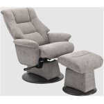 Peace Gliding Recliner and Ottoman Pebble - Image 6